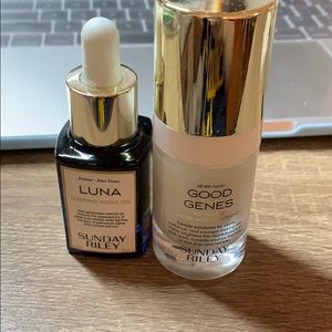 Sunday Riley Luna oil and Good Genes